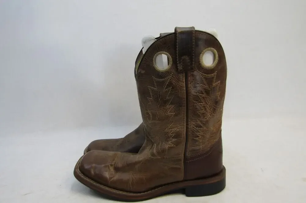 Smoky Mountain Youth Size 2 M Brown Buckaroo Western Cowboy Boots